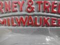 #3 KEARNEY &amp; TRECKER MILWAUKEE MODEL #3 VERTICAL MILLING MACHINE 64" x 13" x 10 HP: YOBRO #24458