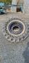 6,000 LB X 24' GRADALL MODEL #524 OFF ROAD TELEHANDLER, WITH SOLID RUBBER TIRES: YOBRO #25163