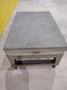 72" X 48" X 12" RAHN GRANITE SURFACE PLATE &amp; TABLE ON CASTERS : STOCK #20060