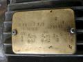 12" X 2 HP BROWN &amp; SHARP MAGNETIC CHUCK POWERED GRINDING HEAD: STOCK #14455