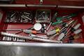 Portable Tool Rack with: Clamps, Hand Tools, Lifting Straps, Chains, Eye-Bolts, Hooks- Auction Item