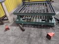 60" x 48" ROACH LIFT &amp; TILT UPENDER / TABLE WITH ROLLER CONVEYOR, 115 VOLT &amp; AIR: YOBRO #24709