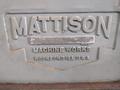 18" X 120" MATTISON HYDRAULIC SURFACE GRINDER: STOCK #20590