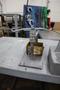 Arbor Press, E-Z Tapper and Bench Vise on Steel Table- Auction Item
