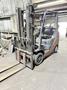 Toyota model 8FGCU25 L/p powered fork lift truck s/n 83609, 4500# capacity, 189" lift, side shift forks