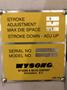 140 TON X 10'  WYSONG MODEL #THS140-120 "HIGH SPEED" HYDRAULIC PRESS BRAKE: STOCK #13915