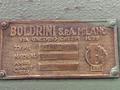 1/2" X 13' BOLDRINI MODEL #RIB0-13-HY HYDRAULIC HEAD FLANGER &amp; DISHING MACHINE: STOCK #23190