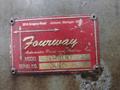 16" FOURWAY MODEL #B-100 AUGER BARREL TYPE ROTARY DRUM HEATED PARTS WASHER: STOCK #23371