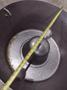 30" BARRETT MODEL #1100E MOTORIZED CHIP SPINNER / WRINGER w/ (2) CHIP PANS: STOCK #23373