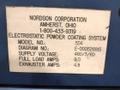 NORDSON POWDER COAT PAINT SYSTEM WITH FEEDER &amp; I-CONTROL. STOCK # 0985226