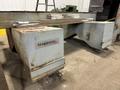 48" X 96" X 8 WHEEL PANGBORN MODEL #ES-1838-22 ROLLER CONVEYOR PASS-THRU BLAST SYSTEM, NEW 2007: STOCK #21212