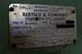 6' X 1/4" BERTSCH POWER SQUARING SHEAR: STOCK #73109