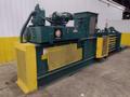 24" X 36" X 96" LONG AMERICAN MODEL #10447 HYDRAULIC HORIZONTAL BALER: YOBRO #24745