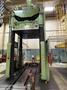 224 Ton Reis 4 Post Hydraulic Spotting Press, Model TUS-180 OK-200, 71" x 98" Roll Out Table, Tilt Down Ram, 106" STR, 118" DLO, 1994