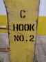 10 TON X 40" WIDE MAZZELLA C-HOOK CRANE COIL LIFTER: STOCK #23568