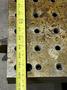 102" X 30" X 2" DRILLED &amp; TAPPED STEEL LAYOUT PLATE: STOCK #18318