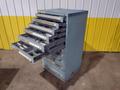 11 DRAWER STANLEY VIDMAR BLUE TOOL STORAGE CABINET 30" X 29.5" X 59"H : YOBRO 26150