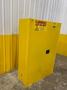 45 GALLON X 2 DOOR EAGLE FLAMMABLE MATERIALS MODEL #4510X STORAGE CABINET, 43” X 18” X 65” HIGH: YOBRO  #24507