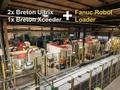 Fanuc - Robot + 3 Breton machining centers 5 axes