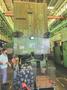 600 Ton Komatsu Transfer Press, Model E2T600-BM, 19" STR, 33" Die Height, 6" ADJ, 120" x 55" BA, 15-30 SPM Vari, 6 Stage Trans, Cushions