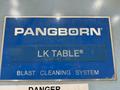72” TABLE PANGBORN MODEL 6-LK ROTOBLAST SHOT BLAST MACHINE: YOBRO #24357