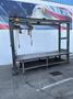 12' SHOP MADE CRANE SYSTEM WITH (2) 1 TON CM ELECTRIC HOIST: STOCK #77843