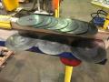 USED KMT C 360 SA SEMI-AUTOMATIC VERTICAL COLUMN COLD SAW WITH 6' TIGER STOP, Year 2006