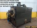 24" HURRICANE MODEL 250 2 STAGE ROTARY DRUM ELECTRIC HEAT STAINLESS STEEL PARTS WASHER: STOCK #13539