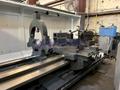 WEILER #E90, 14" BORE, OIL COUNTRY HOLLOW SPINDLE CNC LATHE, 120" CENTERS, 2007, MINT CONDITION