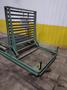 60" x 48" ROACH LIFT &amp; TILT UPENDER / TABLE WITH ROLLER CONVEYOR, 115 VOLT &amp; AIR: YOBRO #24709