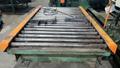 72" X 136"  PROGRESSIVE POWERED ROLLER STACKER CONVEYOR WITH 72" X 156" POWERED ROLLER RUN OUT CONVEYOR STOCK# 3896