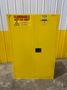 45 GALLON X 2 DOOR EAGLE FLAMMABLE MATERIALS MODEL #4510X STORAGE CABINET, 43” X 18” X 65” HIGH: YOBRO  #24507