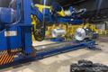 80" OD SAMUEL STRAPPING MEC DAGI 1800 AUTOMATED COIL WRAPPING MACHINE