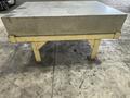 72" X 48" X 12" RAHN GRAY GRANITE PRECISION SURFACE INSPECTION PLATE: STOCK 16094