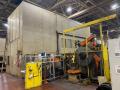 USED FUKUI 1,100 TON STRAIGHT SIDE TRANSFER PRESS MODEL TTD1100T2, Year: 1996