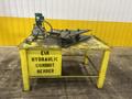 4" GREENLEE HYDRAULIC PIPE CONDUIT BENDER WITH TABLE &amp; HYDRAULIC UNIT, 115 VOLT: YOBRO #23994