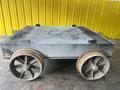 60" X 50" RAILROAD WORK DOLLY / TRANSFER CART: STOCK #17182