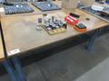 Work Bench, Wood Top, Metal Frame - NO CONTENTS- Auction Item