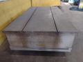 108" X 60" X 18 GREY GRANITE 2 LIP T-SLOTTED SURFACE PLATE: STOCK 17377