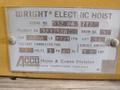 3 TON ACCO-WRIGHT WORK RATED SERIES 32 ELECTRIC POWERED CABLE HOIST: STOCK #18768