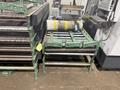 42" WIDE x 100' ROACH POWER DRIVEN ROLLER / BELT CONVEYOR, WITH VFD DRIVE: YOBRO #24712