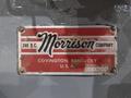 1.25" x 9" MORRISON MODEL #K KEYSEATER : STOCK #19969