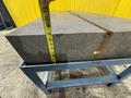 36" X 78" X 8" THICK RAHN GRANITE PRECISION LAYOUT PLATE ON STAND: STOCK #11475