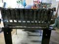 22 Ga. x 4 ft Roper Whitney Connecticut Bench Brake and 18" Lockformer Manual Cleatbender - Steel Stand made by previous Owner