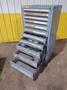 11 DRAWER STANLEY VIDMAR BLUE TOOL STORAGE CABINET 30" X 29.5" X 59"H : YOBRO 26150