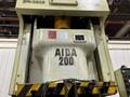 220 TON AIDA MODEL #NC1-200(2) GAP FRAME PRESS, WITH 9.84" STROKE: STOCK #22201