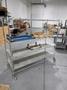 Metro Rolling Wire Shelf, with 5 Adjustable Shelfs and (2) Woodframe, (1) Plastic Frame Moving Dollies- Auction Item