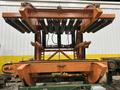 SWEED LOAD CLAMP &amp; TURNER / PACMAN FLIPPER SYSTEM WITH POWERED INFEED &amp; OUTFEED CONVEYORS: STOCK #22075