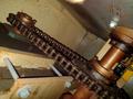 5,500 LBS X 48" AWC (ACCRA-WIRE CONTROLS) MODEL #F-200AF HORIZONTAL PALLET TYPE POWERED DE-COILER REEL: STOCK #19267