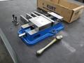 Kurt D-40 4" Machine Vise w Extra Steel Jaws, Handles, Adjustable Work Stops- Auction Item